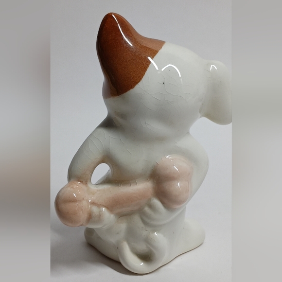 VTG English Beswick China Comical Dog hiding bone / ornament mode - Picture 2 of 5